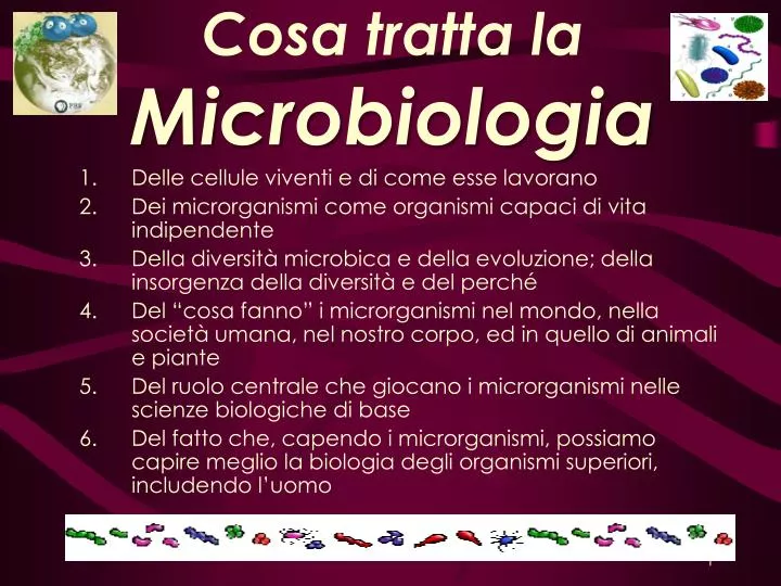 cosa tratta la microbiologia