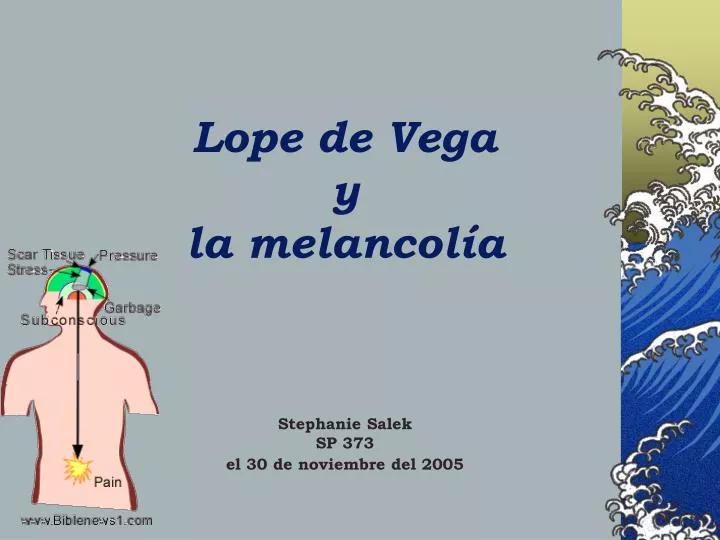 lope de vega y la melancol a