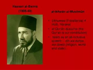 Hassan al-Banna (1906-49)
