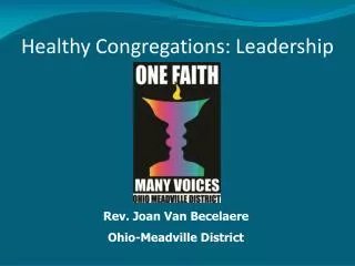 Healthy Congregations: Leadership