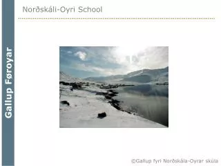 Norðskáli-Oyri School