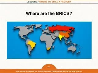 Where are the BRICS?