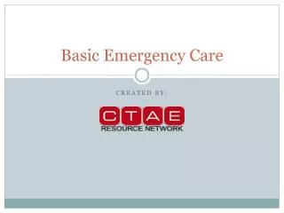 Basic Emergency Care