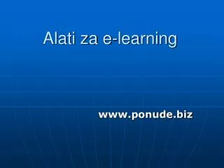 Alati za e-learning