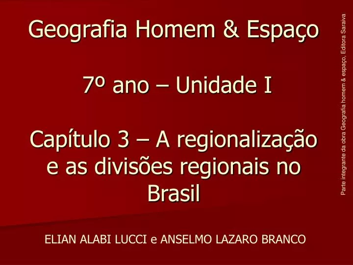 geografia homem espa o 7 ano unidade i cap tulo 3 a regionaliza o e as divis es regionais no brasil