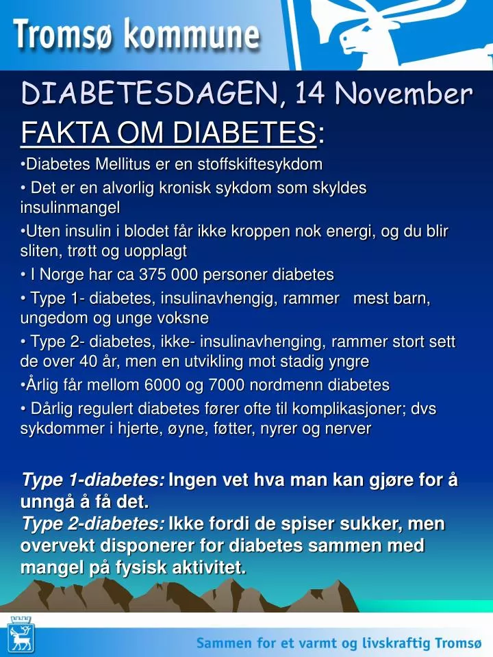diabetesdagen 14 november