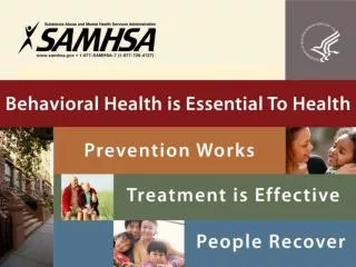 SAMHSA Standard Title Slide