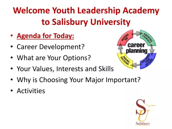 welcome youth leadership academy to salisbury university