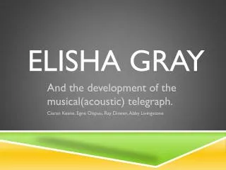Elisha Gray