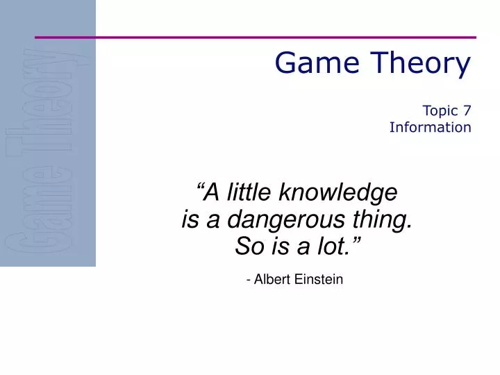 game theory