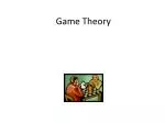 Game Theory - slide 1