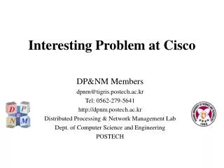 Interesting Problem at Cisco