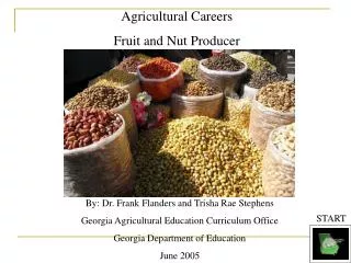 Agricultural Careers Fruit and Nut Producer