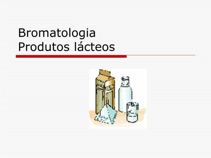 bromatologia produtos l cteos