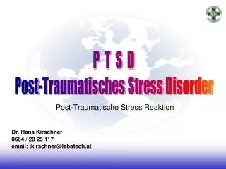 Dr. Hans Kirschner 0664 / 28 25 117 email: jkirschner@labatech.at