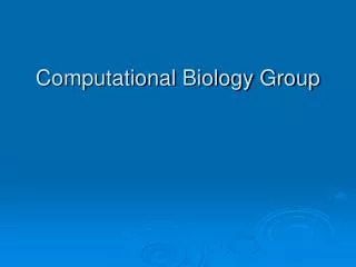 Computational Biology Group
