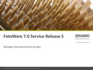 FotoWare 7.0 Service Release 5