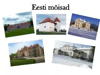 Eesti mõisad
