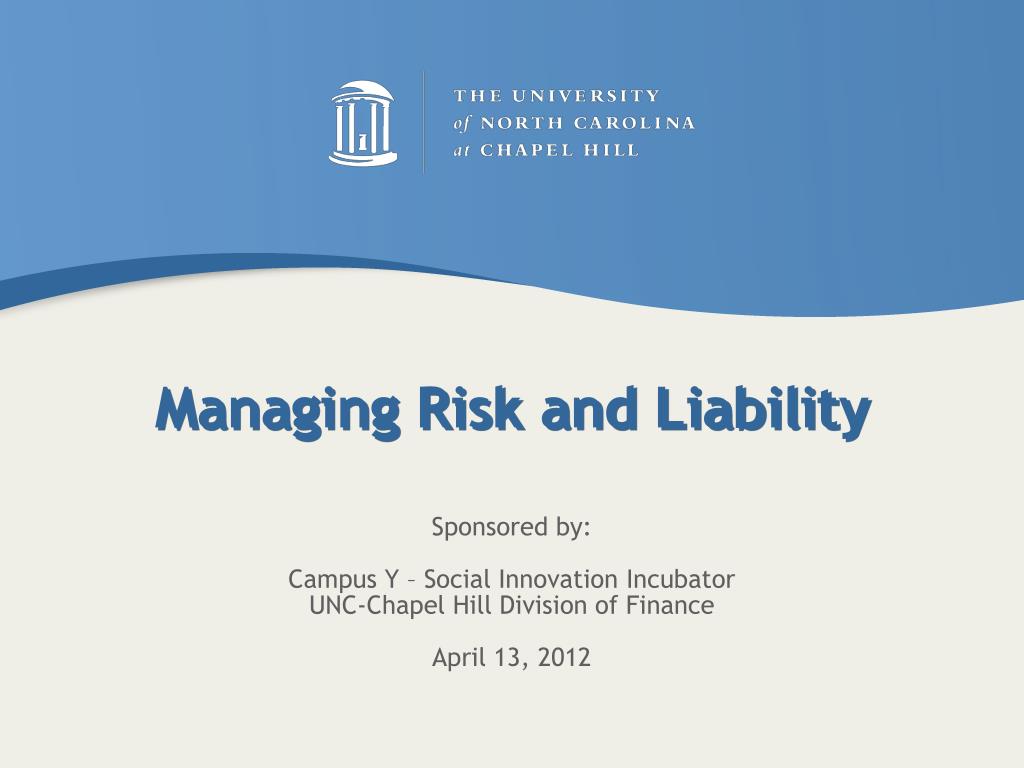 PPT - Managing Risk and Liability PowerPoint Presentation, free ...