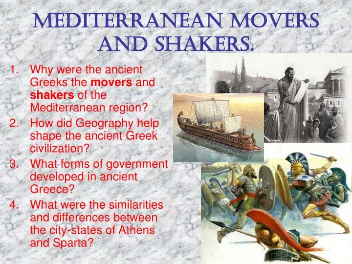 mediterranean movers and shakers