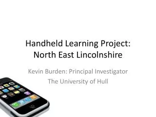 Handheld Learning Project: North East Lincolnshire