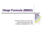 Okapi Formula (BM25) - slide 1