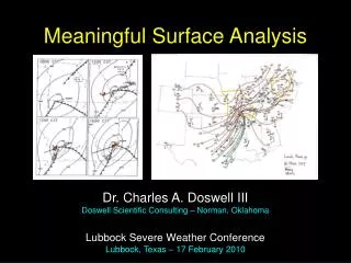 Meaningful Surface Analysis