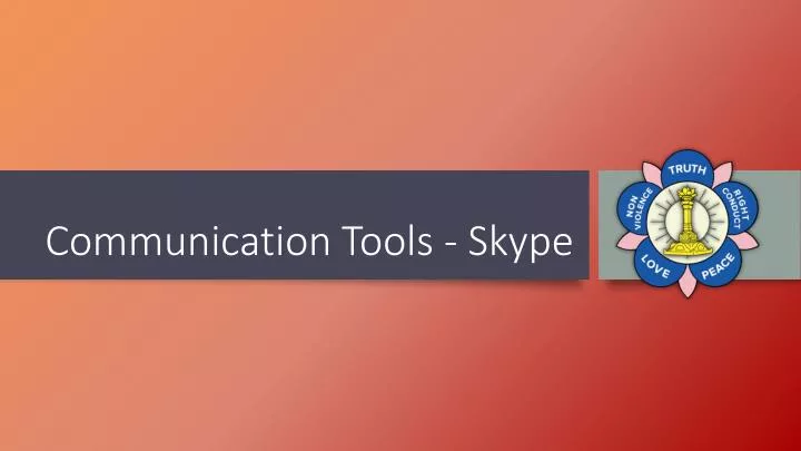 communication tools skype