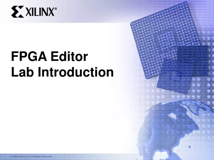 fpga editor lab introduction