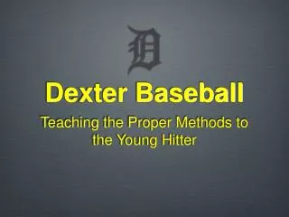 Dexter Baseball