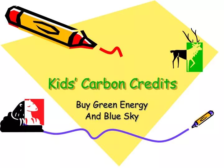 kids carbon credits