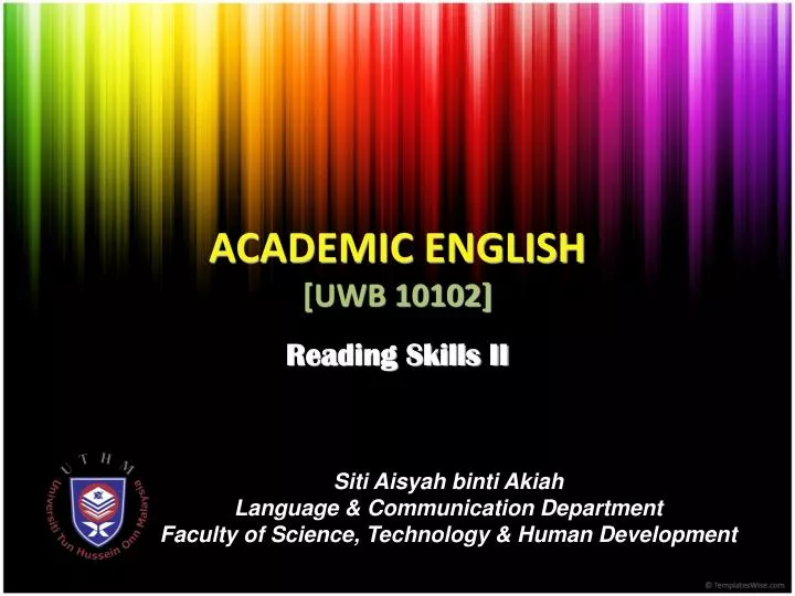 academic english uwb 10102
