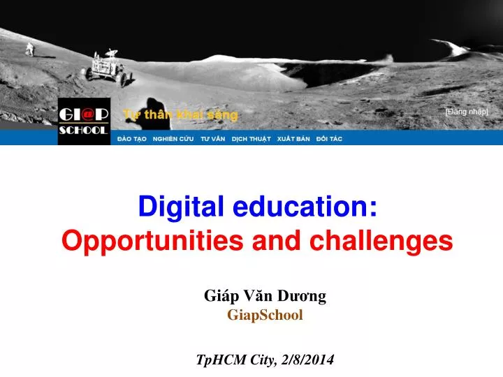 digital education opportunities and challenges