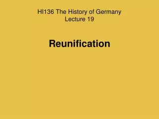 HI136 The History of Germany Lecture 19