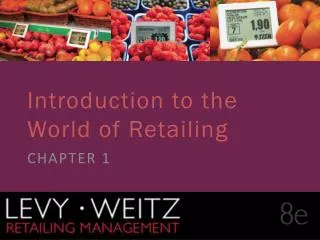 Introduction to the World of Retailing