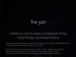 Trie-join