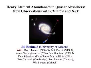 Heavy Element Abundances in Quasar Absorbers: New Observations with Chandra and HST