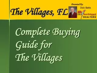Complete Buying Guide for The Villages