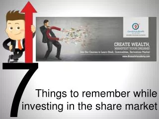 Important Things that Every Investor Must Remember