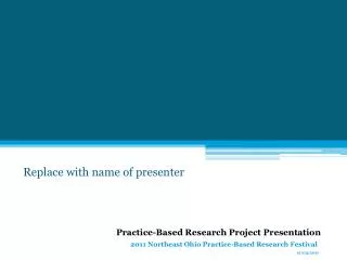 Replace with name of presenter