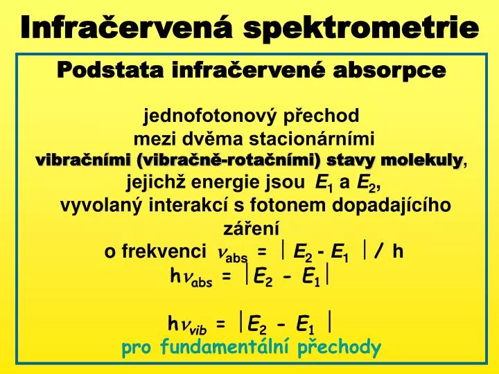 infra erven spektrometrie