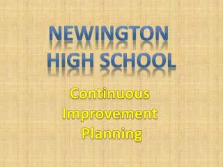 Newington high school