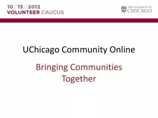 UChicago Community Online