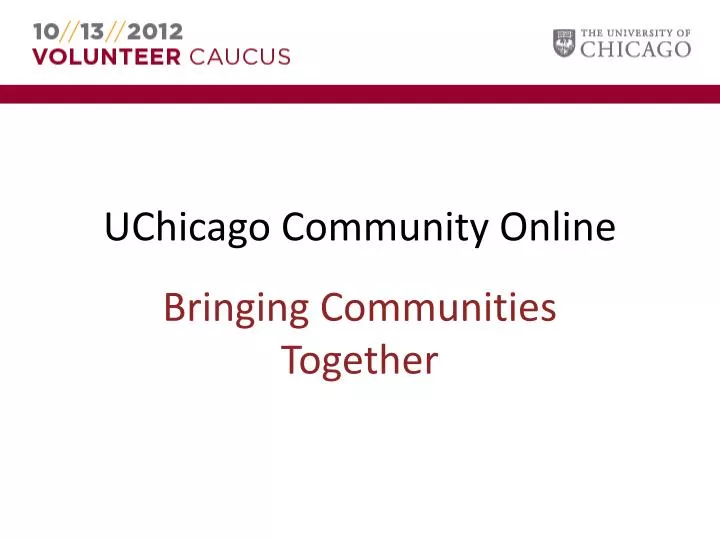 uchicago community online