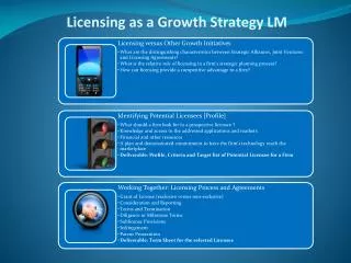 Licensing as a Growth Strategy LM