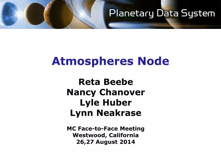 atmospheres node