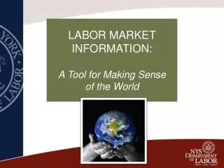 LABOR MARKET INFORMATION: A Tool for Making Sense of the World