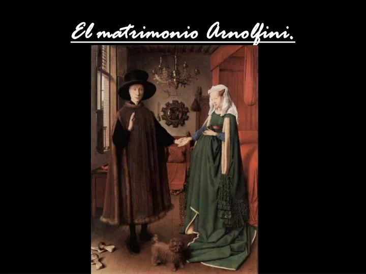 el matrimonio arnolfini