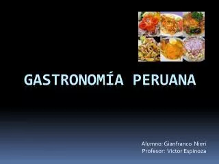 Gastronomía peruana