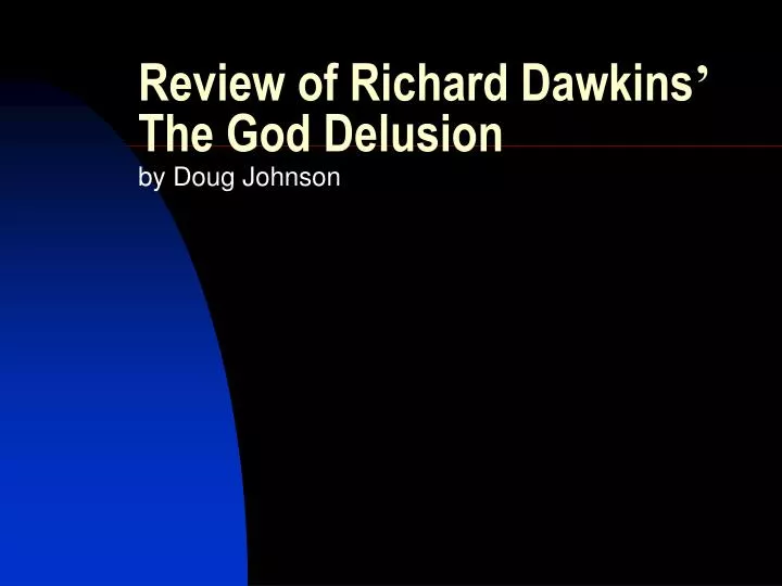 review of richard dawkins the god delusion